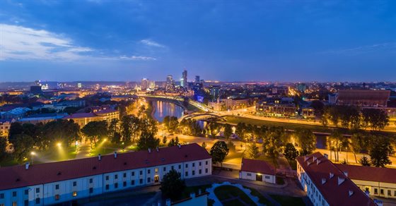 Vilnius_Modern_Skyline_At_Dusk,_Lithuania_-_Diliff