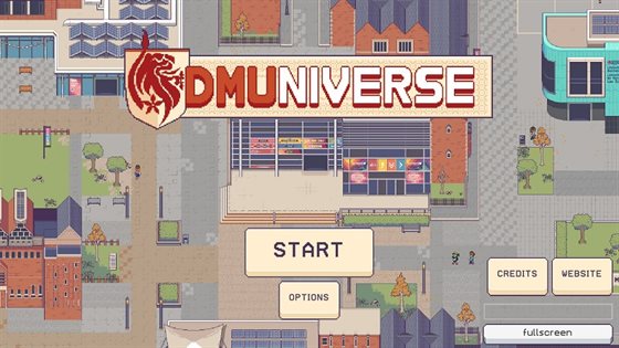 DMUniverse opening screen - resize