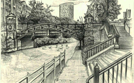 Robertas Arlauskas traditional drawing