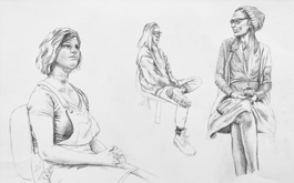 Amber Symmonds sketchbook work