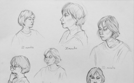 Jodie Bavister sketchbook work