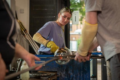 Hot Glass workshop