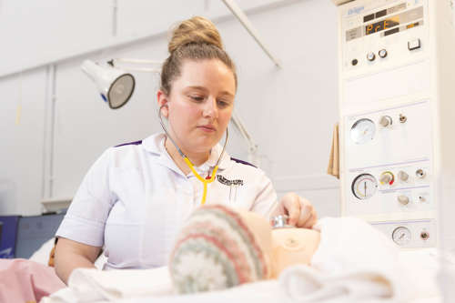 Midwifery students get hands-on experience