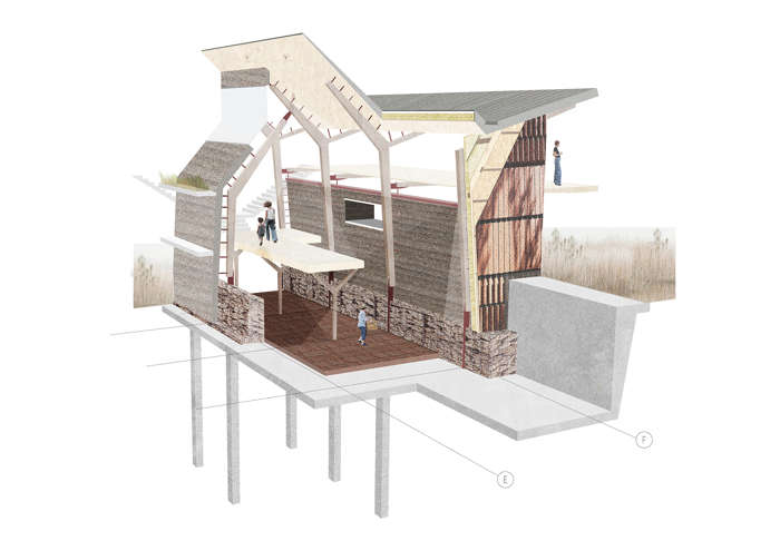 Architectural design work by Harriet King