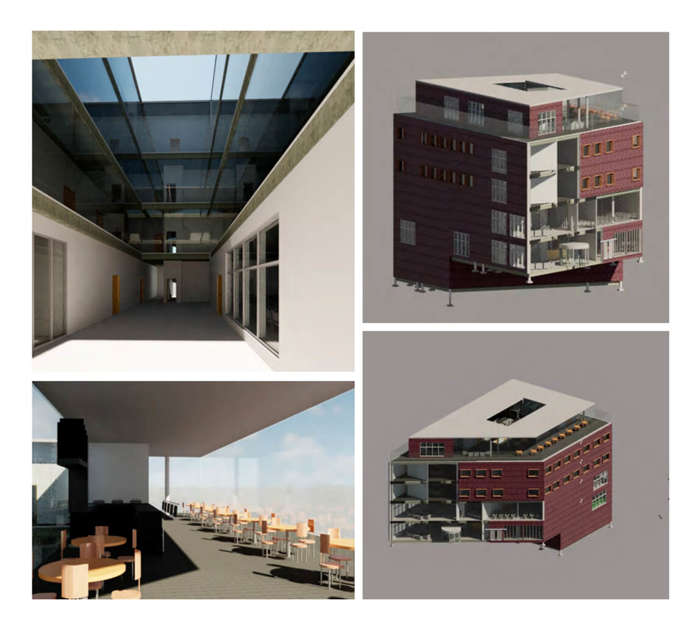 Architectural design work by Majuran Selvanathan